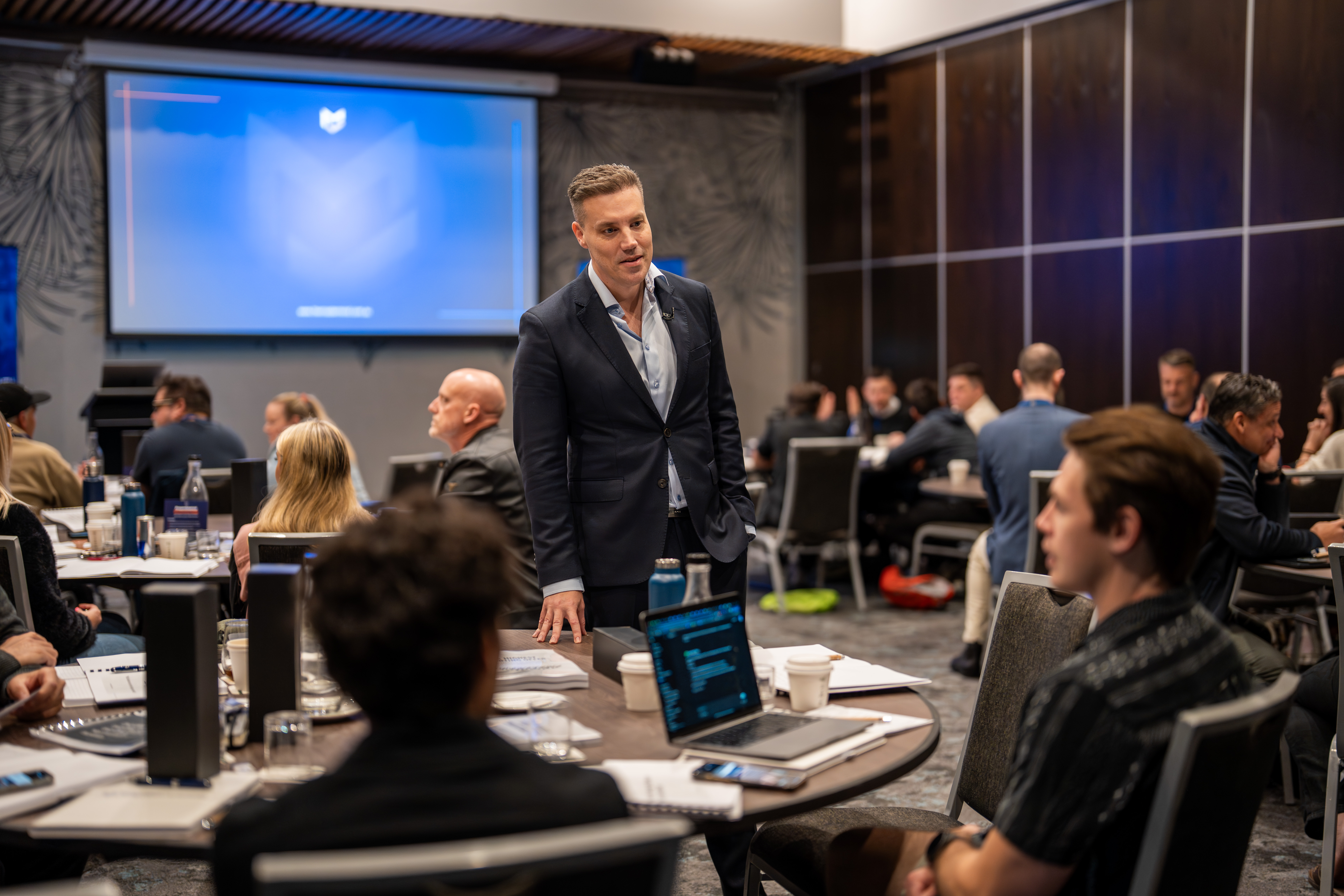 Ben Simkin in Boardroom